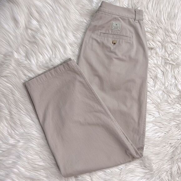 Lauren Ralph Lauren Pants Khaki High Rise Tapered Leg Ankle Size 10P 28x27 - Picture 2 of 10